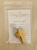 GOLD: Gray Tiny Crosses Prayer Bracelet - ALL ORDERS PLACED AFTER 12:01AM ON MONDAY, MAY 13TH WILL SHIP ON FRIDAY, MAY 17TH!
