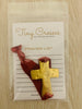 GOLD: Maroon Tiny Crosses Prayer Bracelet - ALL ORDERS PLACED AFTER 12:01AM ON MONDAY, MAY 13TH WILL SHIP ON FRIDAY, MAY 17TH!