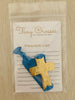 GOLD: Nautical Blue Tiny Crosses Prayer Bracelet